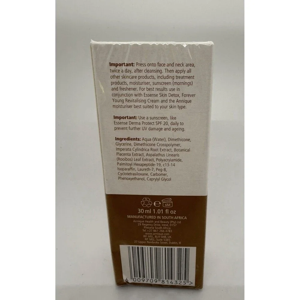 Annique‎ Essense FOREVER YOUNGANTI-AGEING BO-SERUM Herbal New NWB 30 ML e 1.01oz